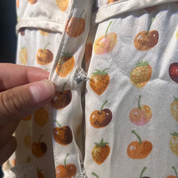 RARE Betsy Johnson Silk fruit Dress - Picture 7 of 8